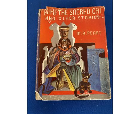 FIRST EDITION 1941 'KIKI THE SACRED CAT AND OTHER STORIES' BY M.A.PEART HARD BACKED BOOK COMPLETE WITH ORIGINAL DUST JACKET. 