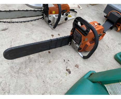 A HUSQVARNA 395XP CHAINSAW 
