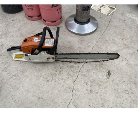 AN ORANGE CHAINSAW 