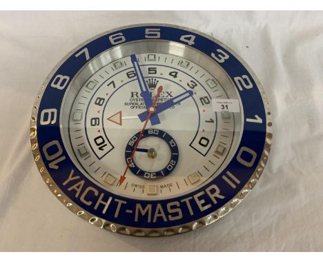 A DEALERS WALL CLOCK 