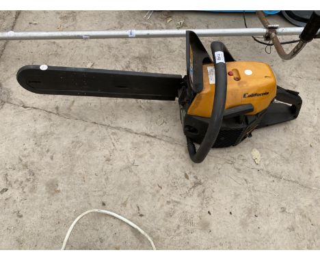 A CALIFORNIA PETROL CHAINSAW 