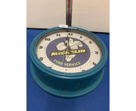 A MICHELIN ADVERTISNG CLOCK 