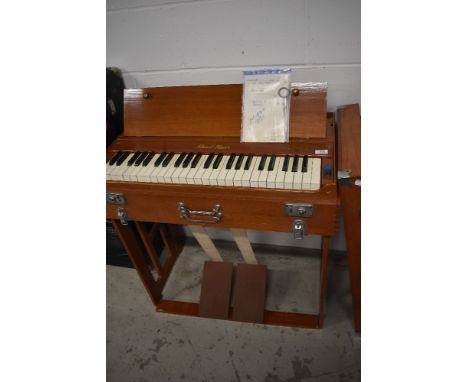 A vintage Pearl River model II preachers style harmonium organ, width orginal receipt from 1981 (£225), one owner from new