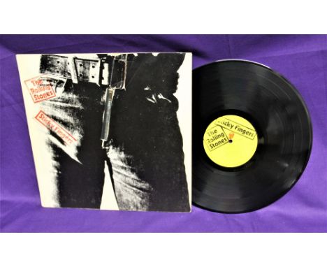 Rolling Stones - Sticky Fingers ' Zip sleeve - Andy Warhol designed UK original - some light sleeve wear - vinyl in vg+