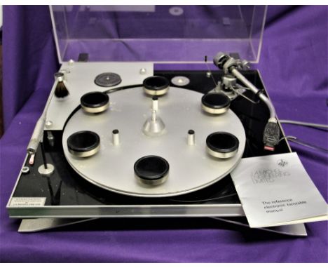 A Michel Turntable - we are thrilled to be offering for sale this wonderful British bespoke reference turntable - only a limi