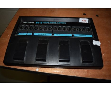 A late 1980s Boss BE-5 multiple effects guitar pedal  (understood to be one of the first Boss multi effects, with built in no