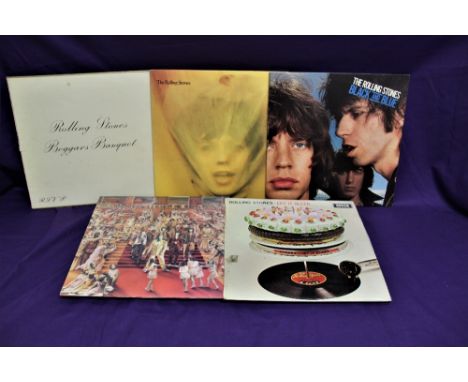 A lot of nine Rolling Stones albums - some fabulous music on offer here