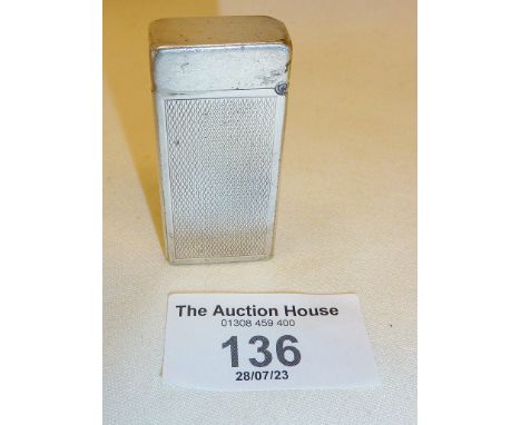 Dunhill silver plated mini Rollalite lighter (please note that this item cannot be posted overseas)