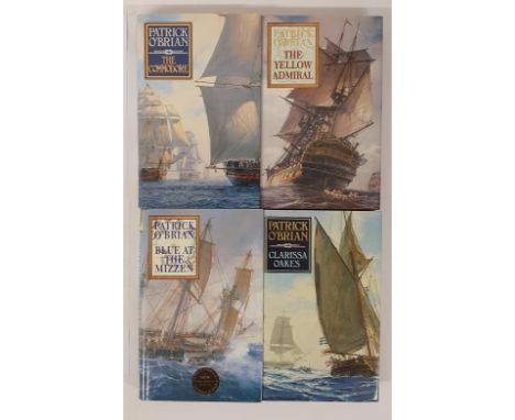 Clarissa Oakes, Patrick O’Brian, Harper Collins, First Edition, First Printing, 1992 with Dust Jacket Blue at the Mizzen, Pat