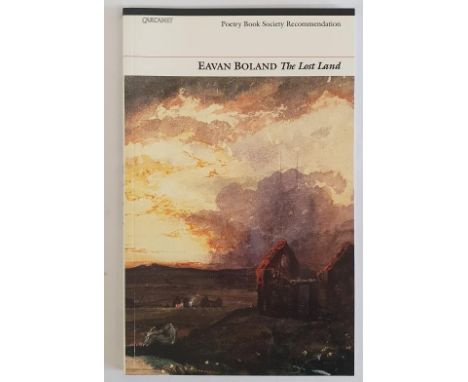 Eavan Boland; The Lost Land, Signed first edition, first print, Carcanet 1998 