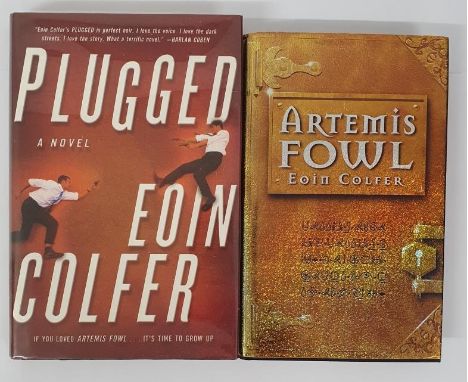Artemis Fowl, Eoin Colfer, Viking, First Edition, Third Printing, 2001, signed by the author, with Dust Jacket Plugged, Eoin 