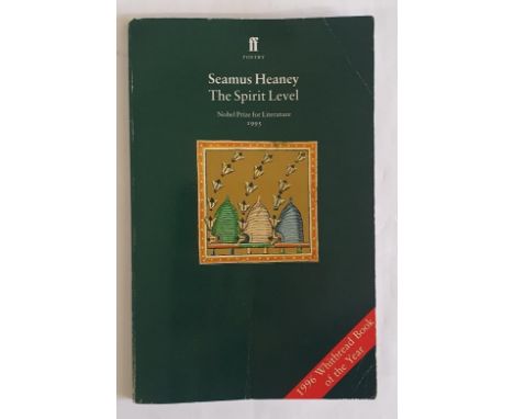 Seamus Heaney Signed, The Spirit Level (Faber &amp; Faber, 1996). Signed (and dated - 8/vii/98) by Seamus Heaney on title pag