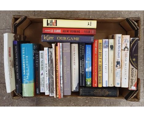 Good box of mainly Irish interest first editions hardbacks in dustjackets in very good condition. (27) 