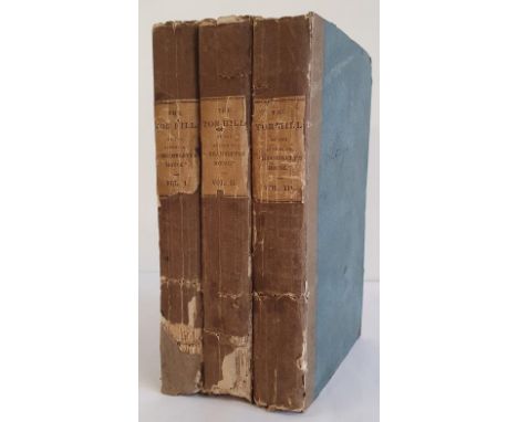 The Tor Hill by Horace Smith (1826) Scarce complete set. First edition, Octavo, in 3 volumes. All three signed A. Donegall on