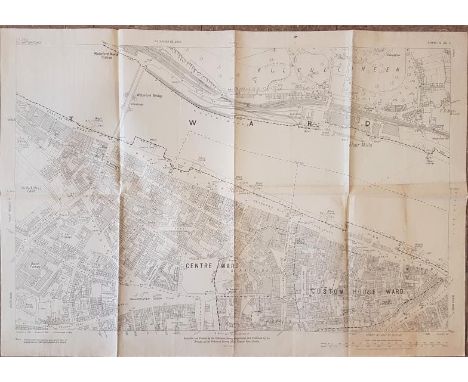 Maps of Waterford Two 25" Ordnance Survey maps. Waterford sheets 9 XII and 9 XVI 1950 and three 50" Maps of parts of Waterfor