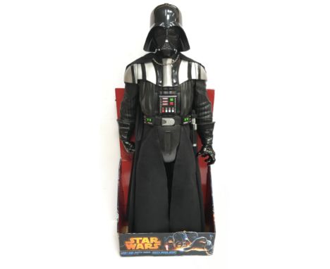 Jakks Pacific Star Wars Giant Size Darth Vader, 31-inch figure with helmet signed by Dave Prowse. The vendor had the figure s