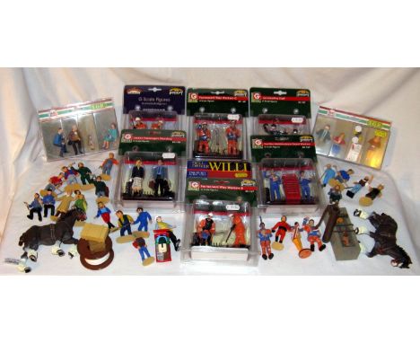 Over 40 x LGB, BACHMANN Scenecraft and other Gauge 1 figures and items-  including LGB Sets 51390 and 52450 and Scenecraft Se
