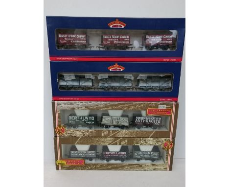 BACHMANN 4 x Packs of 3 x Wagons - 33-025 Wales Coal Trader Classics (Mint in an Excellent Box), 33-029 West Country Coal Tra