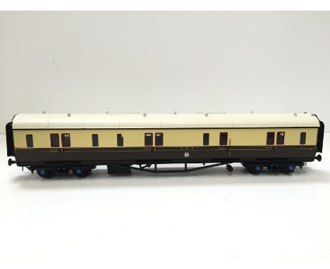 LAWRENCE Scale Models Brass Kit Built GWR Chocolate and Cream Diagram K40 Full Parcels Brake c 1929-32. Offered with Lawrence