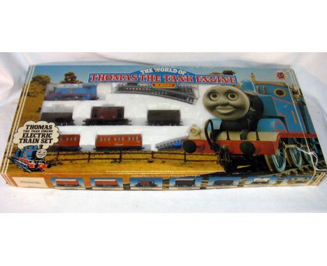 HORNBY Thomas The Tank Engine electric train set with 0-6-0 Thomas locomotive. Appears G/F boxed.