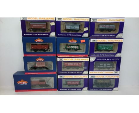 12 x Mint Boxed Goods Wagons - 8 x DAPOL B657, 702, 717, 811, 819, 827, 831 and 834 and 4 x Bachmann 3-825F and 37- 063/537B 