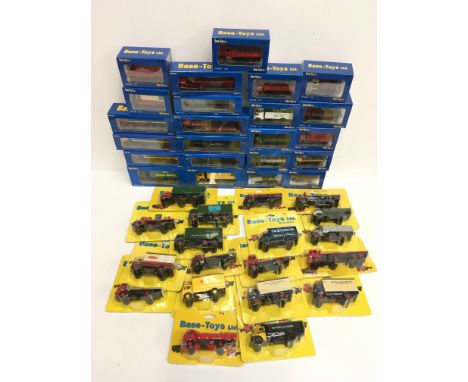 Quantity of Base Toys 1/76 scale decorated lorries series models. M and boxed/carded. (42)