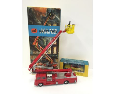 Corgi Major Toys 1127 Simon Snorkel Fire Engine, VG in VG box with instructions. Together with a Corgi 338 Chevrolet SS 350 C