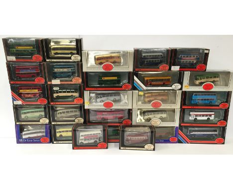 Quantity of EFE (Exclusive First Editions) 1/76 scale bus models. Appear VG+ and boxed. (27)