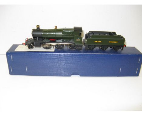 LAWRENCE Scale Models Kit Built Brass GWR Green Class 43XX 2-6-0 # 4348. Built by Derek Lawrence and painted by Larry Goddard