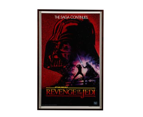 STAR WARS: REVENGE OF THE JEDI (1982) - Framed US One-Sheet - Undated - Rolled, 1982 - An original, undated and rolled US One