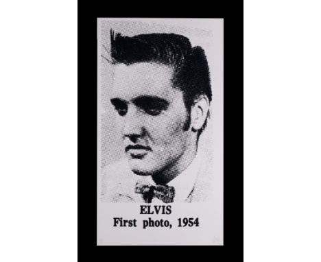 PURE EVIL - Elvis First Photo, 1954 (Silver), 2017  - "Elvis First Photo, 1954" by Pure Evil (Charles Uzzell-Edwards), Welsh 