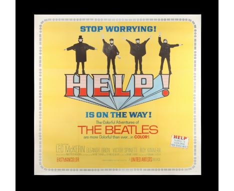 HELP! (1965) - US Six-Sheet Poster, 1965 - Linen-Backed - A US Six-Sheet for Richard Lester's musical comedy-adventure Help! 