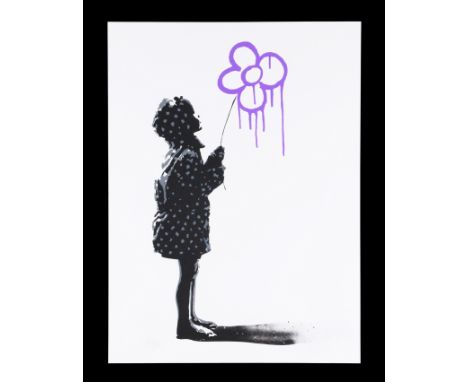 DOM PATTERSON - Hope (Purple), 2014 - "Hope" by Dom Pattinson, British b. 1969 -The striking artwork depicts imagery of a lit