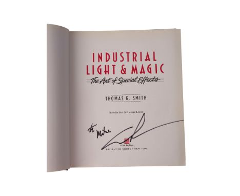INDUSTRIAL LIGHT &amp; MAGIC (ILM) - George Lucas and ILM-Autographed The Art of Special Effects Book - A copy of Thomas G. S