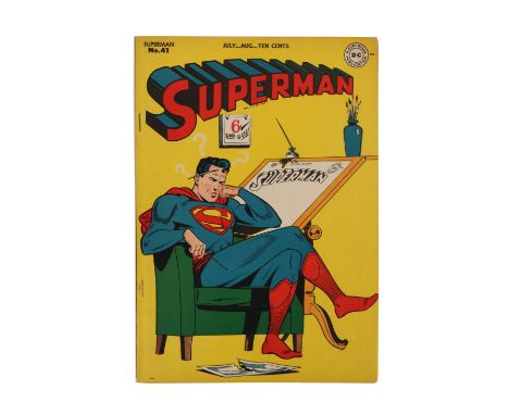 DC COMICS -  Superman No. 41 US Edition - A US edition of issue No. 41 of Superman published by DC Comics in July 1946. Issue