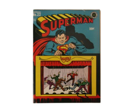 DC COMICS - Superman No. 22 US Edition - A US edition of issue No. 22 of Superman published by DC Comics in June 1943. Issue 