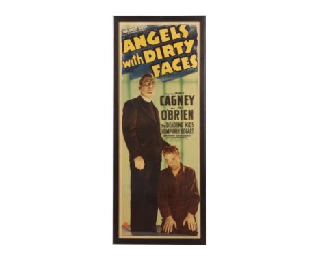 ANGELS WITH DIRTY FACES (1938) - Framed US Insert, 1938 - Linen-Backed - "Whaddya hear? Whaddya say?" A truly great gangster 