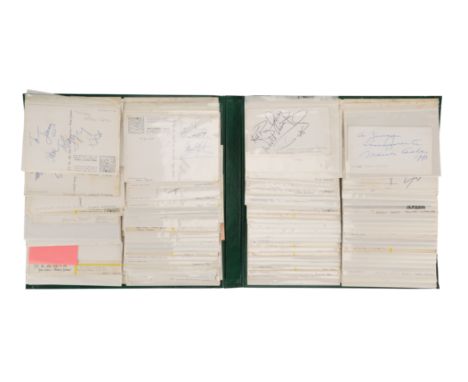 VARIOUS PRODUCTIONS - Album Containing Extensive Collection of Autographs Including The Beatles, Clint Eastwood, Charlie Chap