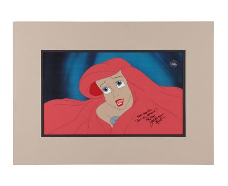 LITTLE MERMAID, THE (1989) - Ariel "Part of Your World" Original Production Cel Autographed by Jodi Benson - An autographed h