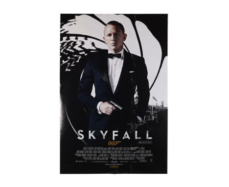 JAMES BOND: SKYFALL (2012) - Daniel Craig Autographed IMAX Design One-Sheet - A One-Sheet poster autographed by Daniel Craig 