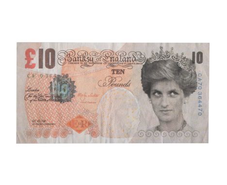 BANKSY - Di-Faced Tenner, 2004 to Benefit UNICEF UK - A Di-Faced Tenner note by Banksy, b. 1974? -&nbsp;In 2004, the British 
