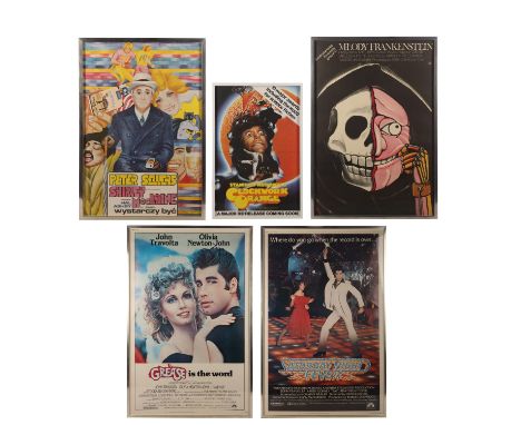 VARIOUS PRODUCTIONS - Five Framed Posters, circa 1970s - Five posters for five films of the 1970s. This lot consists of a fir
