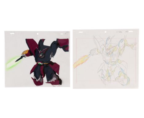 GUNDAM FRANCHISE (1979-PRESENT) - Gundam Epyon Original Production Cel and Matching Drawing - A formidable original productio