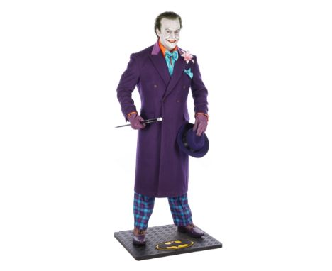 BATMAN (1989) - Full-Size Joker Statue - A rare full-size statue of the Joker (Jack Nicholson) from Tim Burton's superhero fi
