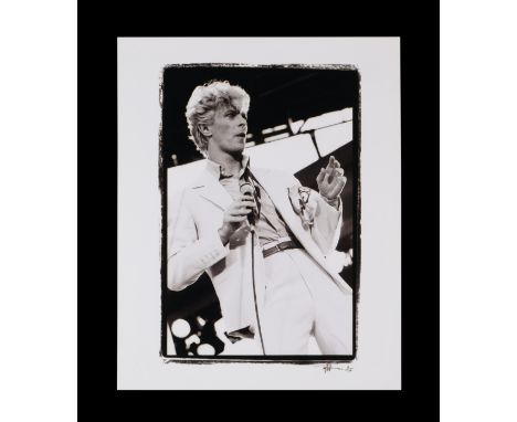 DAVID BOWIE - The Rockarchive Collection: Limited Edition C Type Print by Tony Mottram, Milton Keynes, 1983 - A limited editi