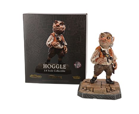 LABYRINTH (1986) - Brian Froud-Autographed Hoggle Figurine - A Brian Froud-autographed Hoggle figurine from the promotion of 