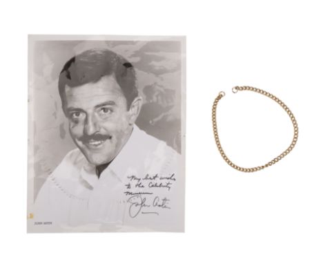 ADDAMS FAMILY, THE (1964-1966) - Gomez Addams' (John Astin) Watch Chain and Autographed Photo - Gomez Addams' (John Astin) go