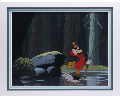 HOW TO FISH (1942) - Goofy Original Production Cel - An original production cel from How to Fish, one of Disney's beloved "Ho