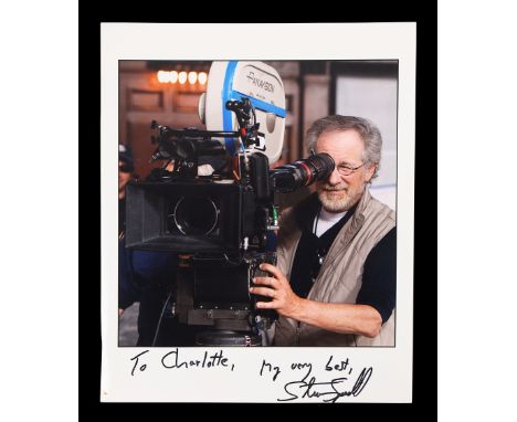 STEVEN SPIELBERG - Steven Spielberg Autographed Photograph - An autographed photograph of acclaimed director Steven Spielberg