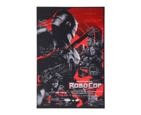 ROBOCOP (1987) - Cast-Autographed Hand-Numbered Limited Edition Print by Vance Kelly, 2018 - A limited edition print by Vance